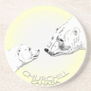 En Grès Churchill Canada Souvenir Dessous de verre Churchi