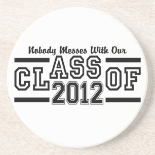 En Grès CLASSE DE dessous de verre 2012, personnalisable