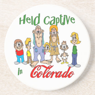 En Grès Colorado Funny Trailer Park Dessous de verre Sands