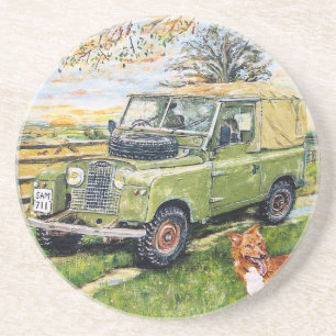 En Grès Conception chaude de "FERME" de dessous de verre