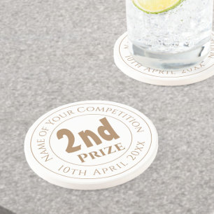 En Grès Concours 2e prix Dessous de verre de trophée