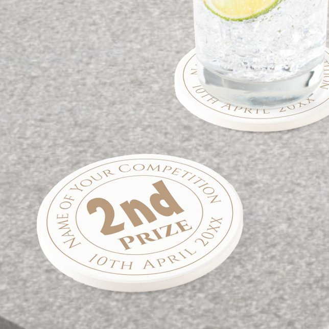 En Grès Concours 2e prix Dessous de verre de trophée (Créateur téléchargé)