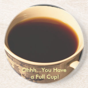 En Grès Coupe complète de Dessous de verre de café