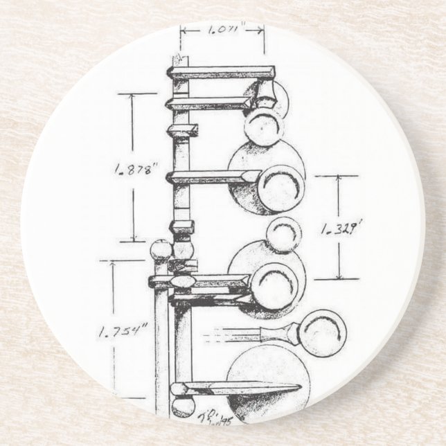 En Grès Dessous de verre (Devant)