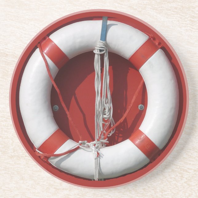 En Grès DESSOUS DE VERRE à anneaux (Devant)