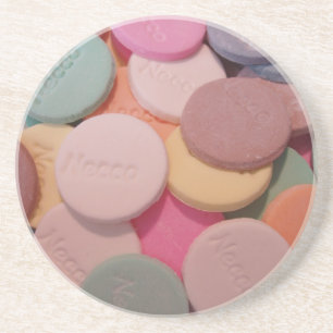 En Grès Dessous de verre à bonbons Pastel Rond