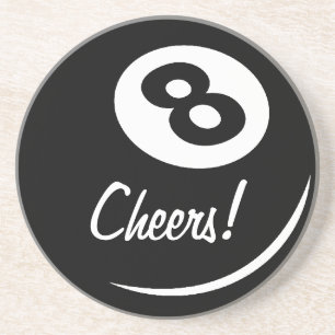 En Grès Dessous de verre à huit boules personnalisable   P