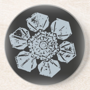 En Grès Dessous de verre à neige 9