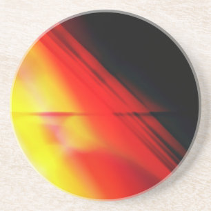 En Grès Dessous de verre Abstrait