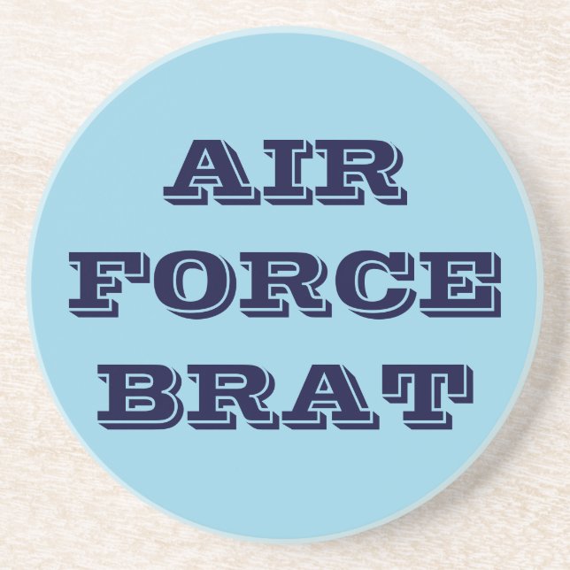 En Grès Dessous de verre Air Force Brat (Devant)