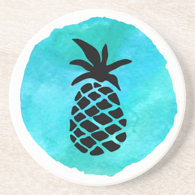 En Grès Dessous de verre ananas (Devant)