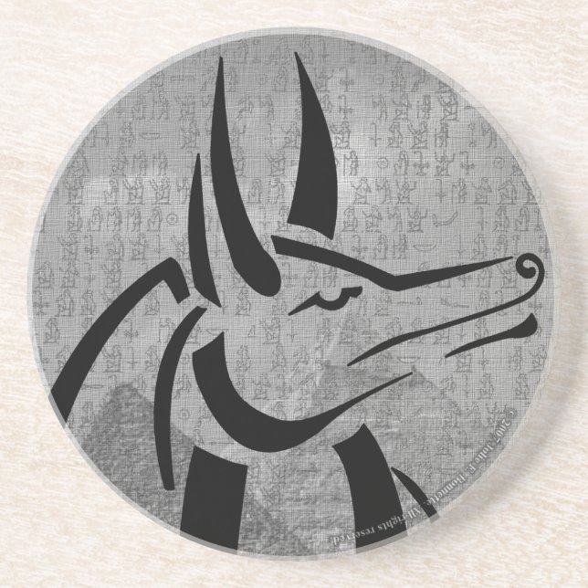 En Grès Dessous de verre Anubis (Devant)