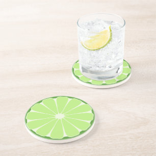 En Grès Dessous de verre au citron