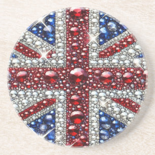 En Grès Dessous de verre aux couleurs britanniques Design