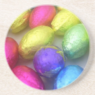 En Grès dessous de verre aux couleurs de Pâques