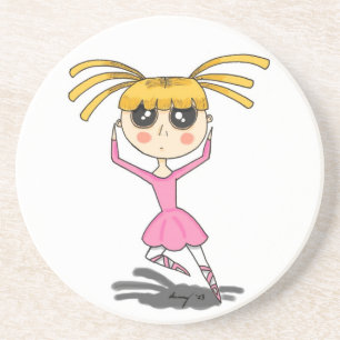 En Grès Dessous de verre Ballerina
