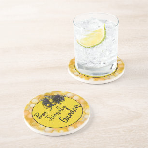 En Grès Dessous de verre Bee Friendly Garden Bumblebee