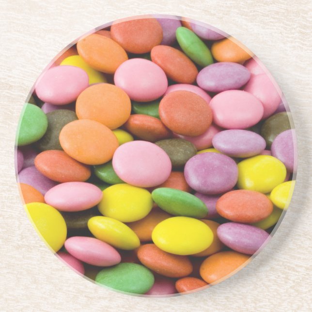 En Grès Dessous de verre Bonbons sucrés (Devant)