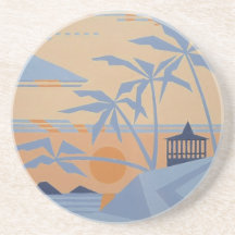 Dessous de verre CABANA SUNSET