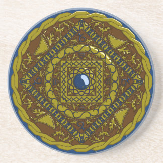 En Grès Dessous de verre Capricorn Mandala