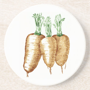 En Grès Dessous de verre carottes