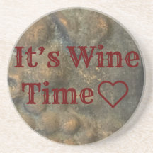 dessous de verre "C'est le temps du vin"