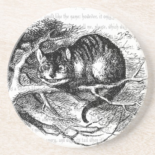 En Grès Dessous de verre Cheshire Cat (Devant)