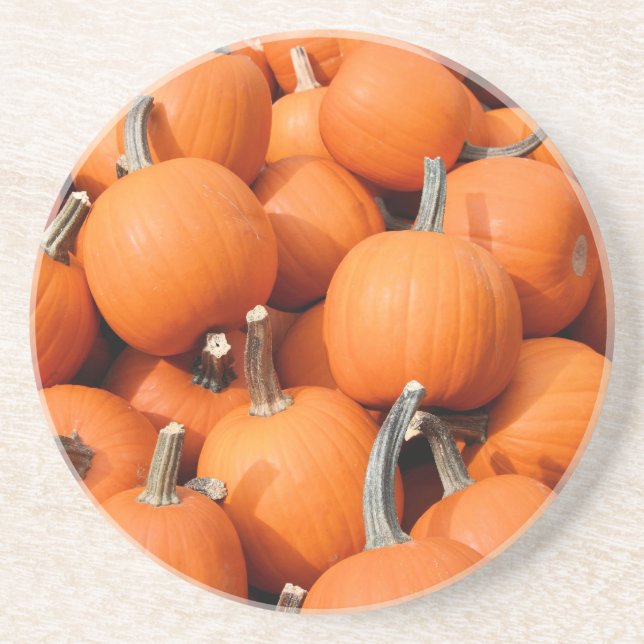 En Grès Dessous de verre citrouille (Devant)