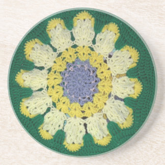 En Grès Dessous de verre - Crochet est chaud