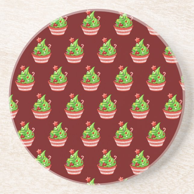 En Grès Dessous de verre Cupcake (Devant)