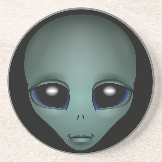 En Grès Dessous de verre d'art Alien Cadeaux et décoration (Devant)