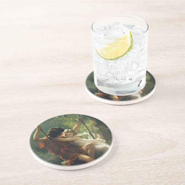 En Grès Dessous de verre d'art "Primavera" de Cot (Côté)