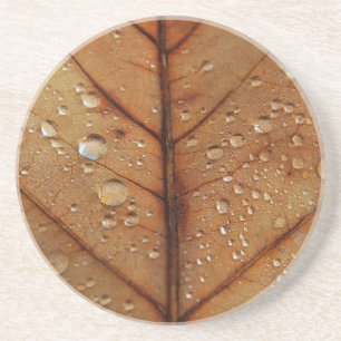 En Grès Dessous de verre d'automne