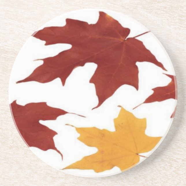 En Grès Dessous de verre d'automne (Devant)