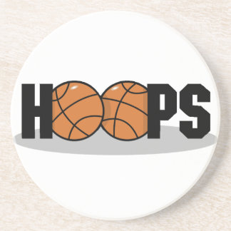 En Grès Dessous de verre de basket-ball de cercles