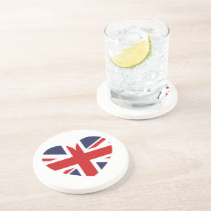 En Grès Dessous de verre de boisson du drapeau britannique