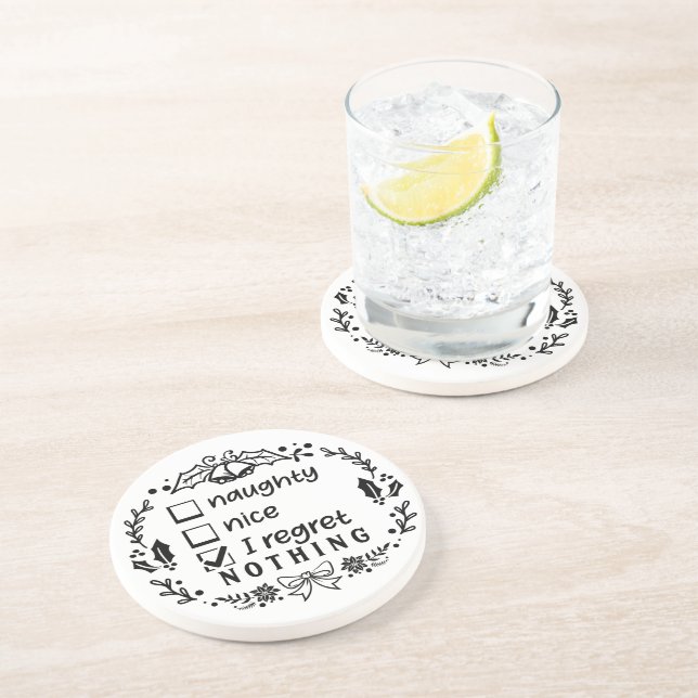 En Grès Dessous de verre de boissons Sandstone (Côté)