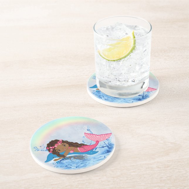 En Grès Dessous de verre de boissons Sandstone (Côté)
