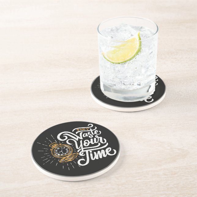 En Grès Dessous de verre de boissons Sandstone (Côté)