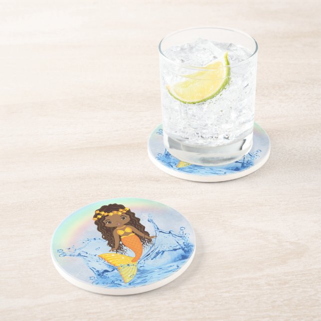 En Grès Dessous de verre de boissons Sandstone (Côté)