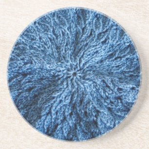 En Grès Dessous de verre de cercle de tricot