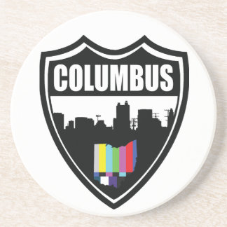 En Grès Dessous de verre de Columbus Ohio
