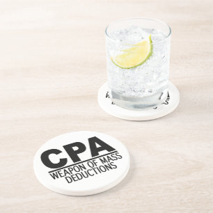En Grès DESSOUS DE VERRE de couleur personnalisé CPA