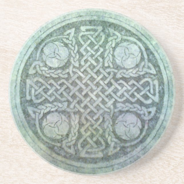 En Grès Dessous de verre de croix celtique (Devant)