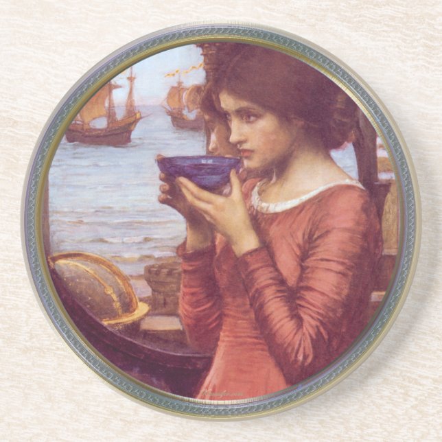 En Grès Dessous de verre de destin (Devant)