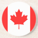 En Grès Dessous de verre de drapeau du Canada<br><div class="desc">Dessous de verre avec le drapeau du Canada.</div>