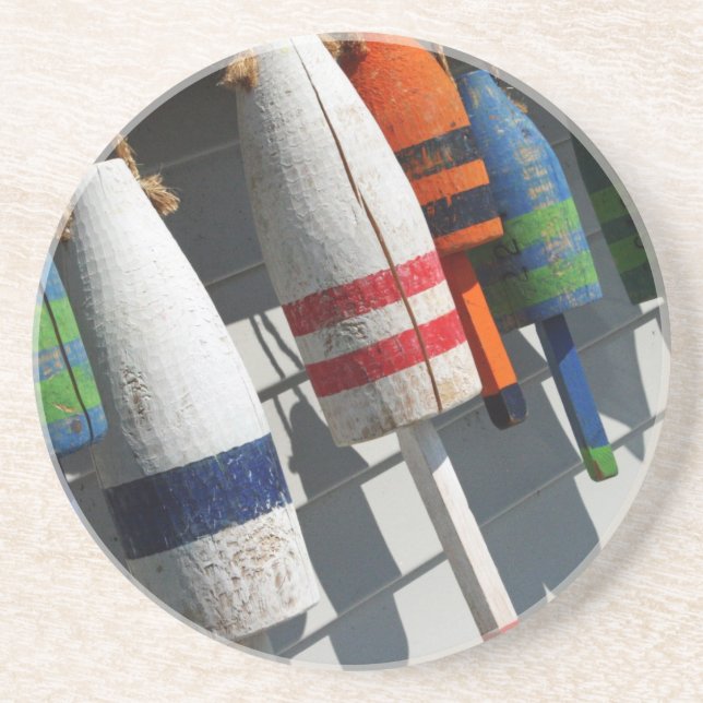 En Grès Dessous de verre de Fishing Bouy (Devant)