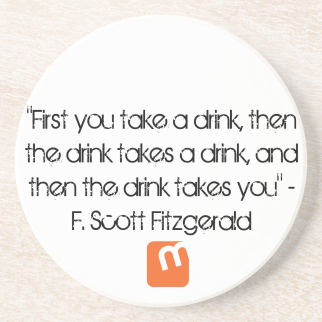 En Grès Dessous de verre de Fitzgerald (Devant)