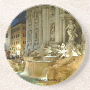 En Grès Dessous de verre de fontaine de TREVI
