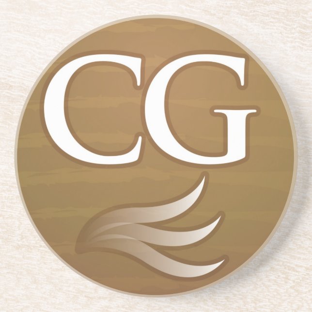 En Grès Dessous de verre de geeks de cigare (Devant)